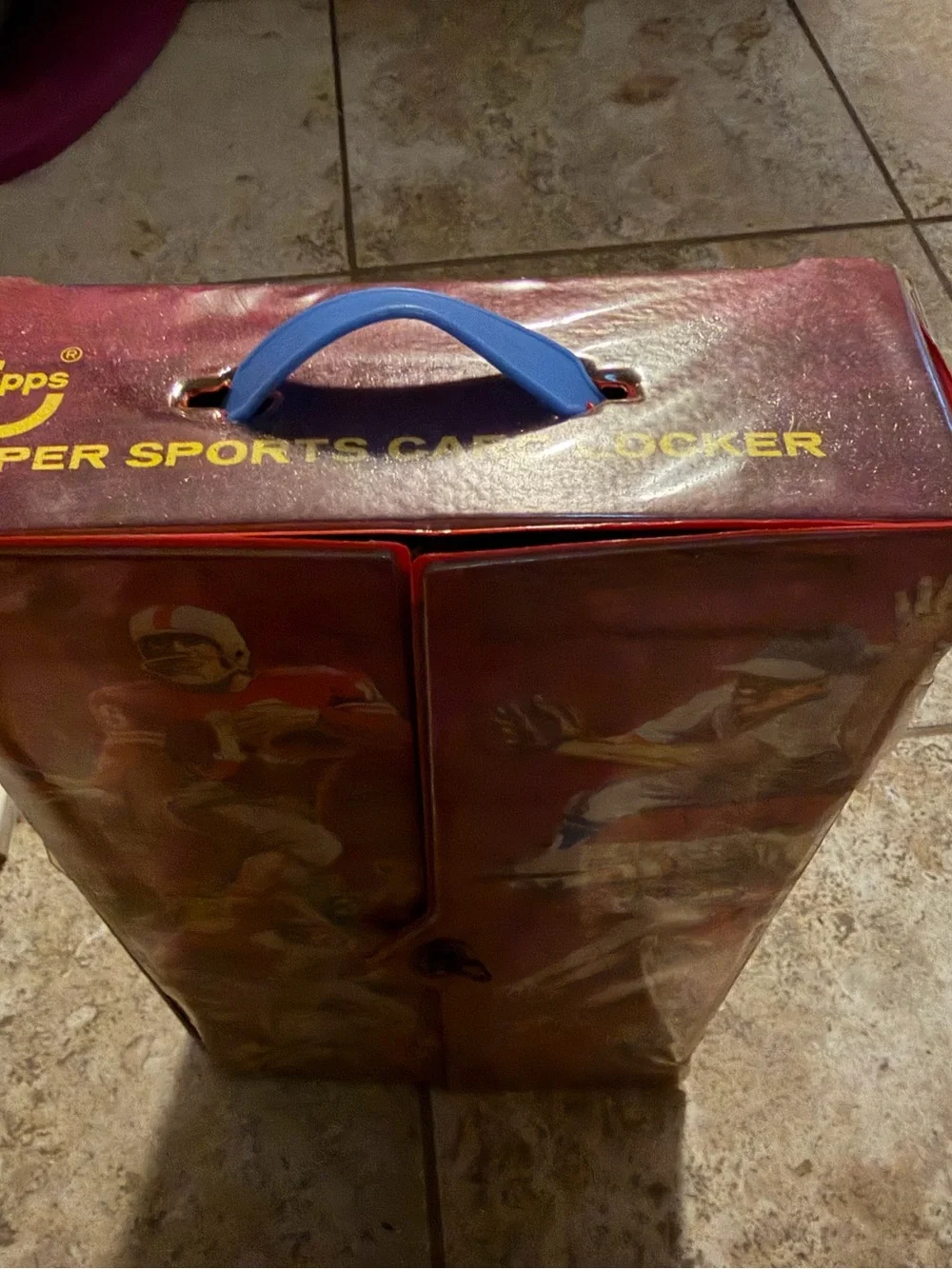 Vintage 1978 Topps Super Sports Card Locker Case